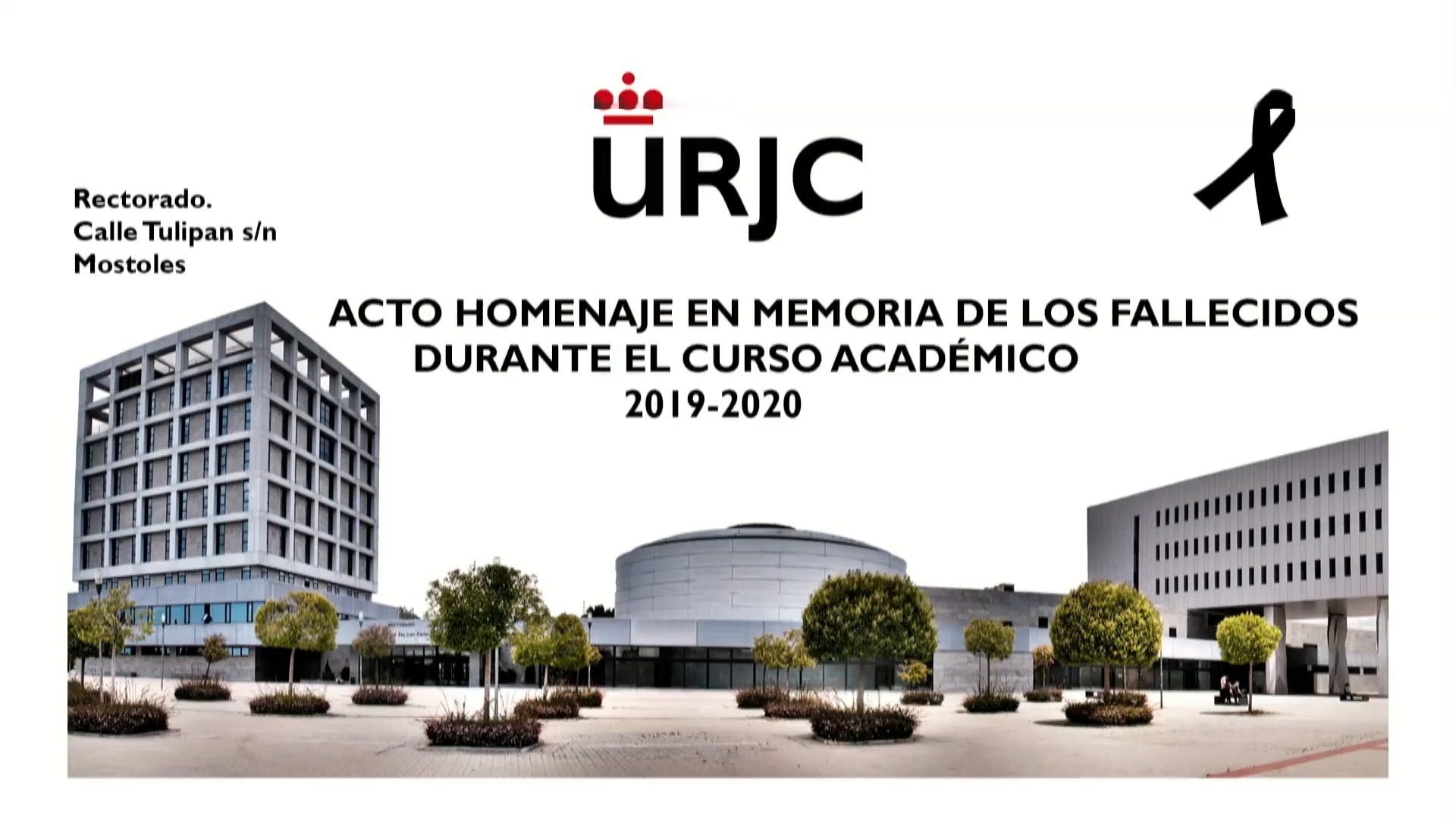 Homenaje en Memoria de los Fallecidos Durante el Curso Académico 2019-2020