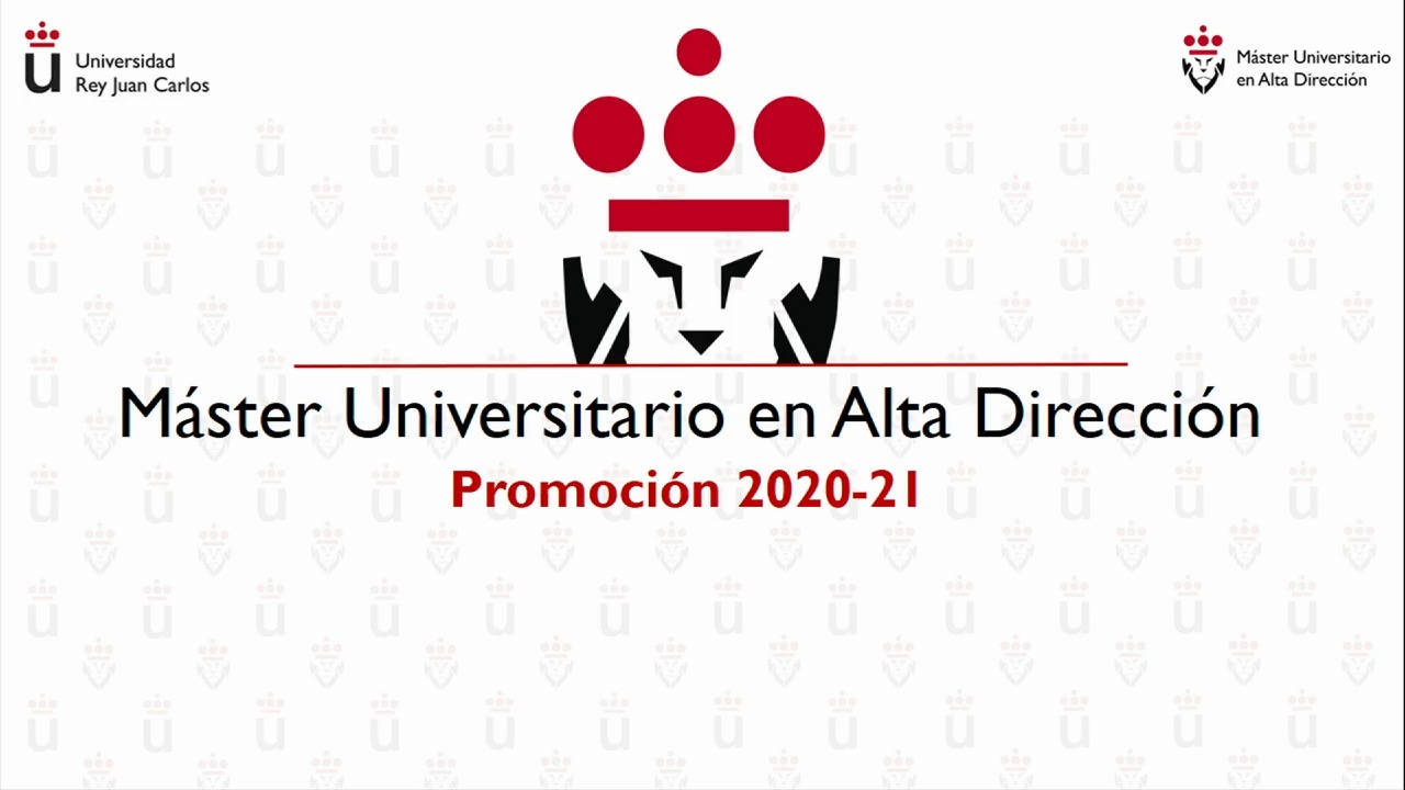 Acto de graduación del Máster Universitario en Alta Dirección