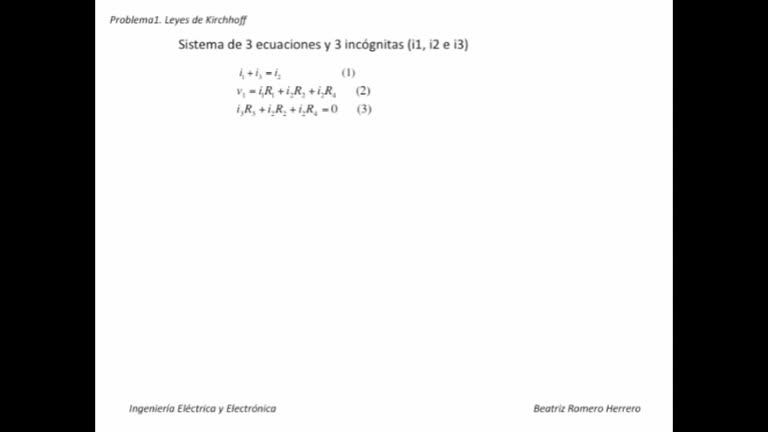 Problema Circuitos Lineales