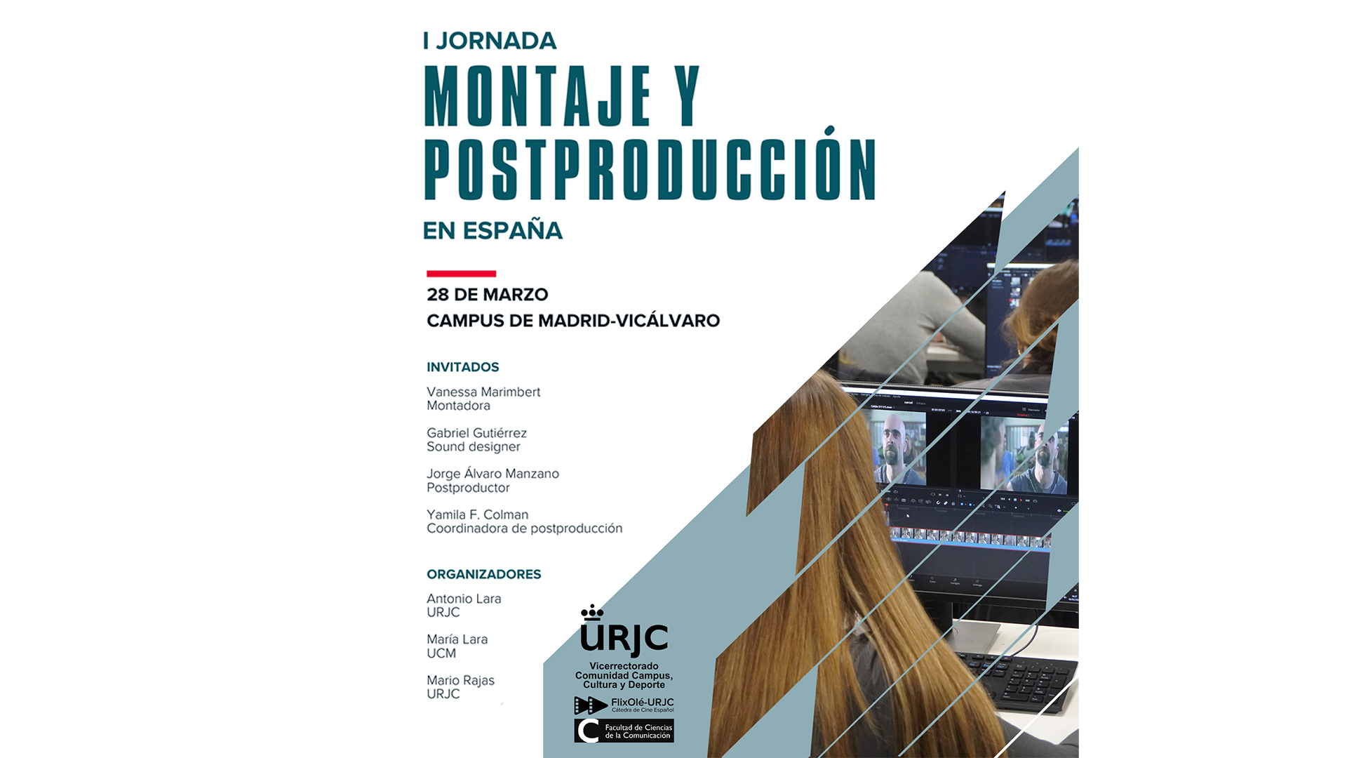 I Jornada de Montaje y Postproducción