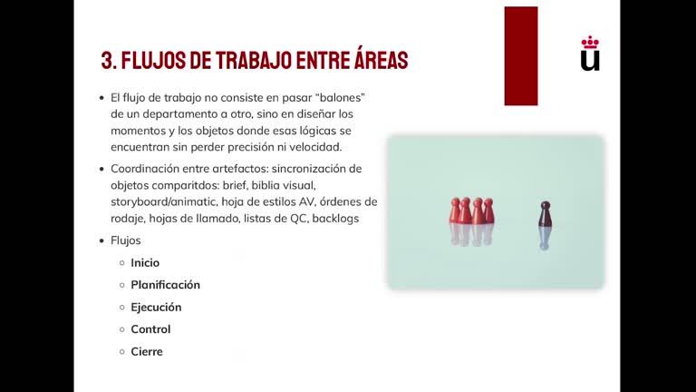 Desarrollo del Tema 6. Procesos y equipo de producción multimedia