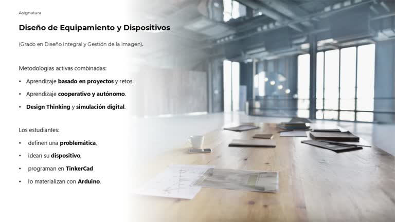 Diseño integral de soluciones con base tecnológica: proyectos artísticos funcionales mediante programación sencilla