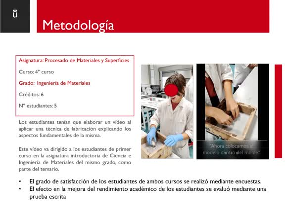 Aprender del error en proyectos ApS: de la intención de compromiso social a la tutorización entre estudiantes en Ingeniería de Materiales