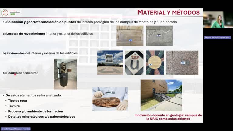 Innovación docente en geología: campus de la URJC como aulas abiertas 