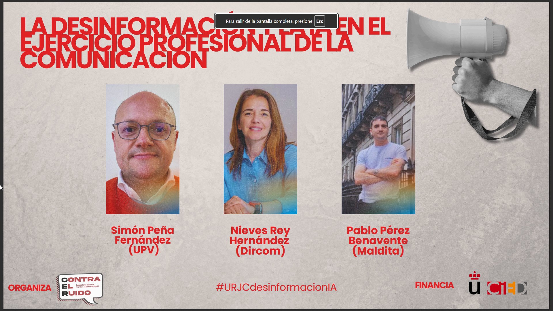 La desinformación y la IA en el ejercicio profesional de la comunicación