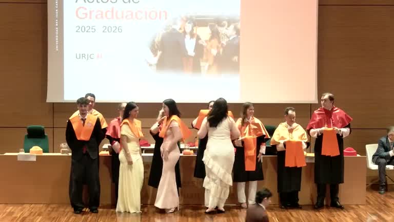 Acto de graduación FCJP  Campus Aranjuez