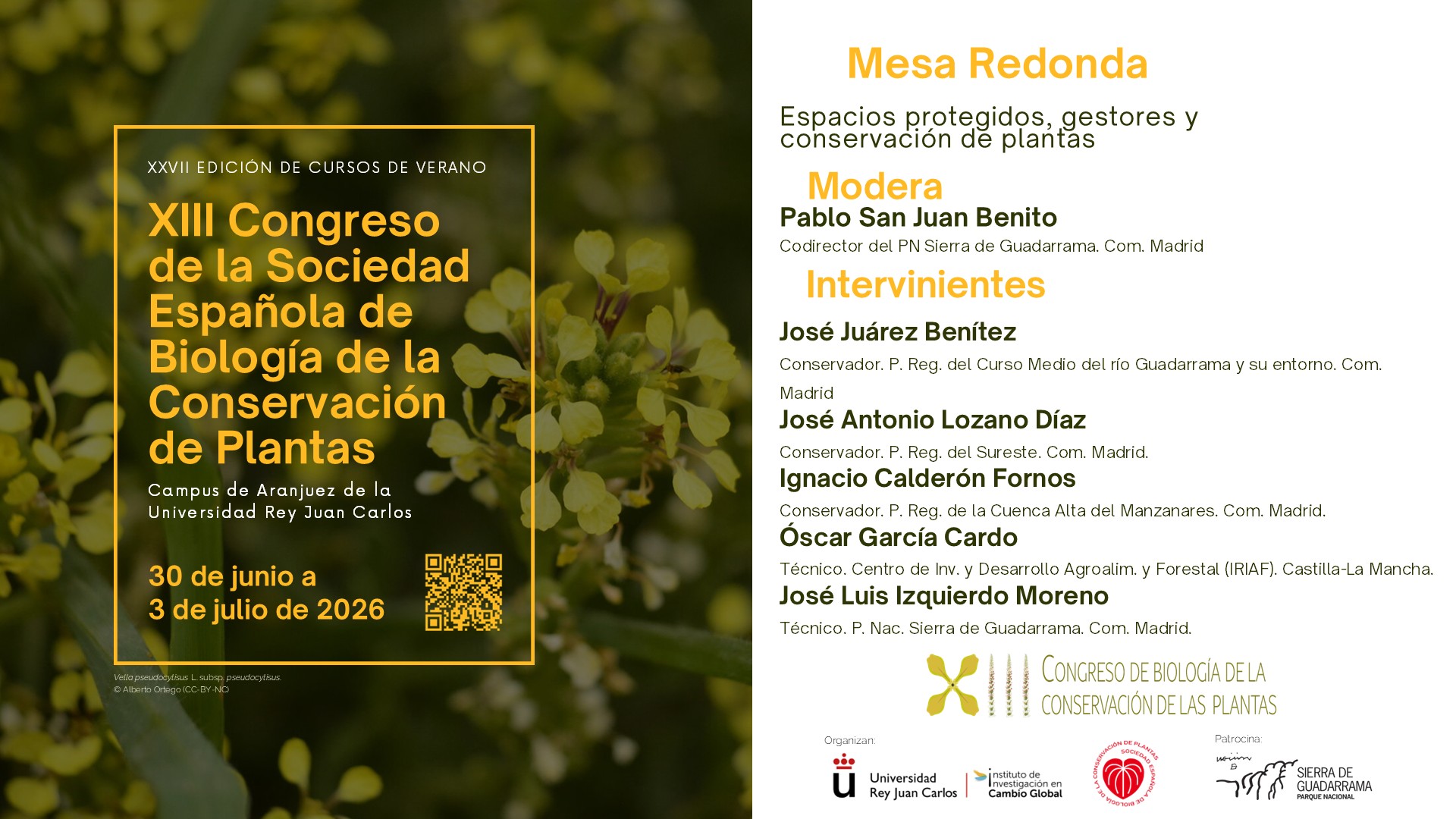 Mesa Redonda - Espacios Naturales & Conservación Vegetal