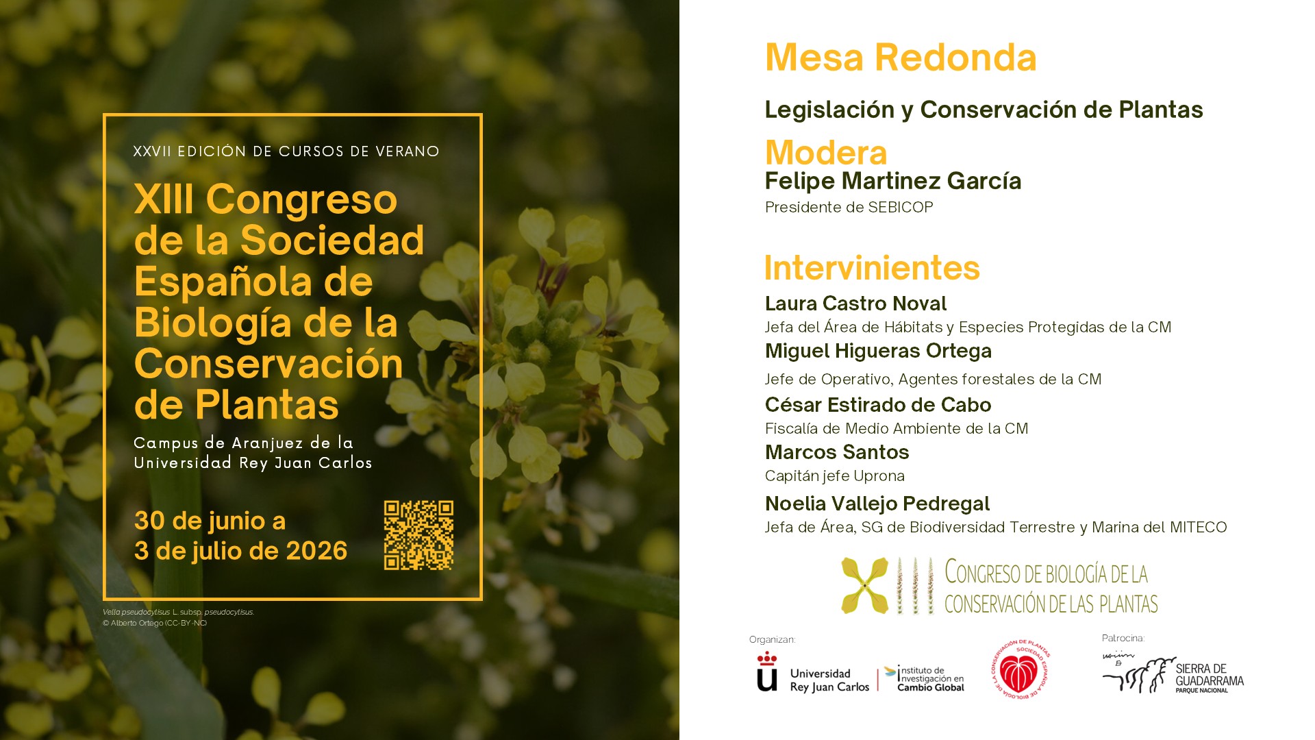 Mesa redonda - Legislación y Conservación Vegetal